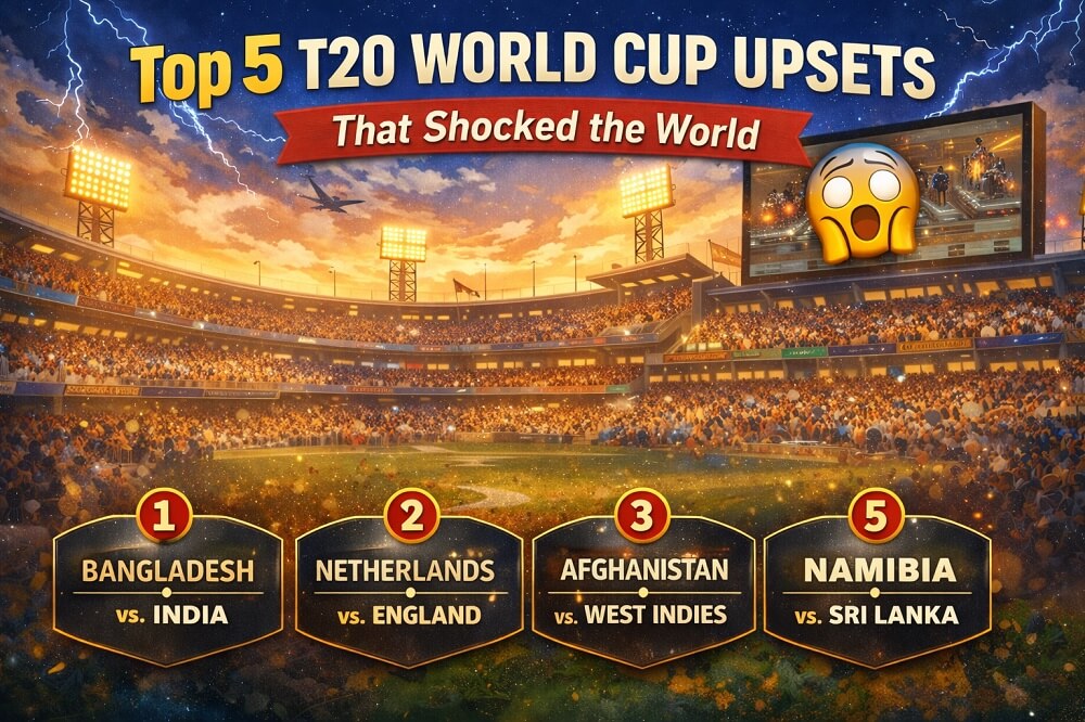 Top 5 T20 World Cup Upsets That Shocked the World